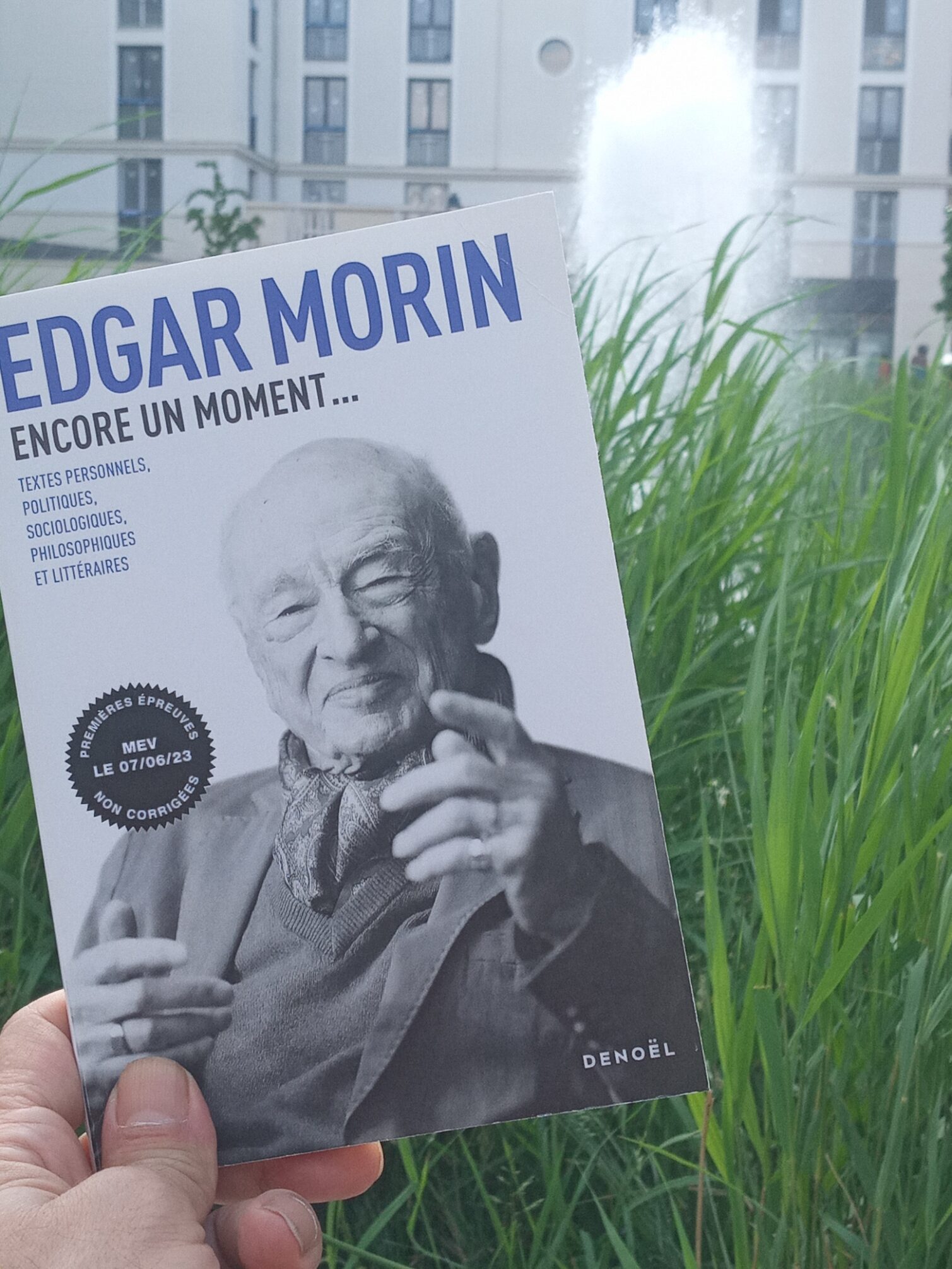 Encore un moment – Edgar Morin – Denoël