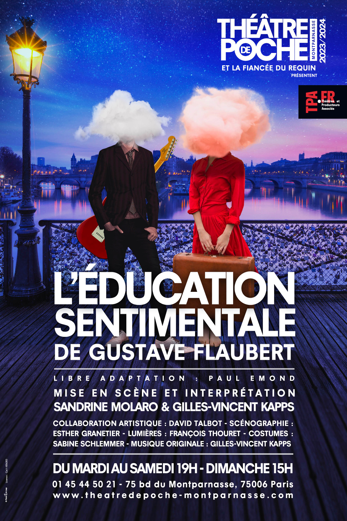 L’éducation Sentimentale – Flaubert – Théâtre de Poche