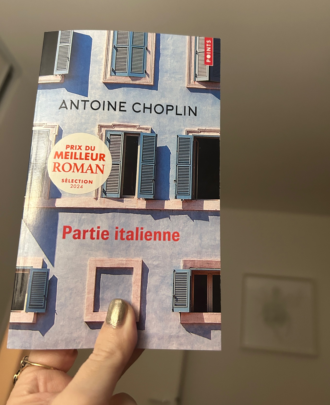 Partie Italienne – Antoine CHOPLIN – Édition Points 