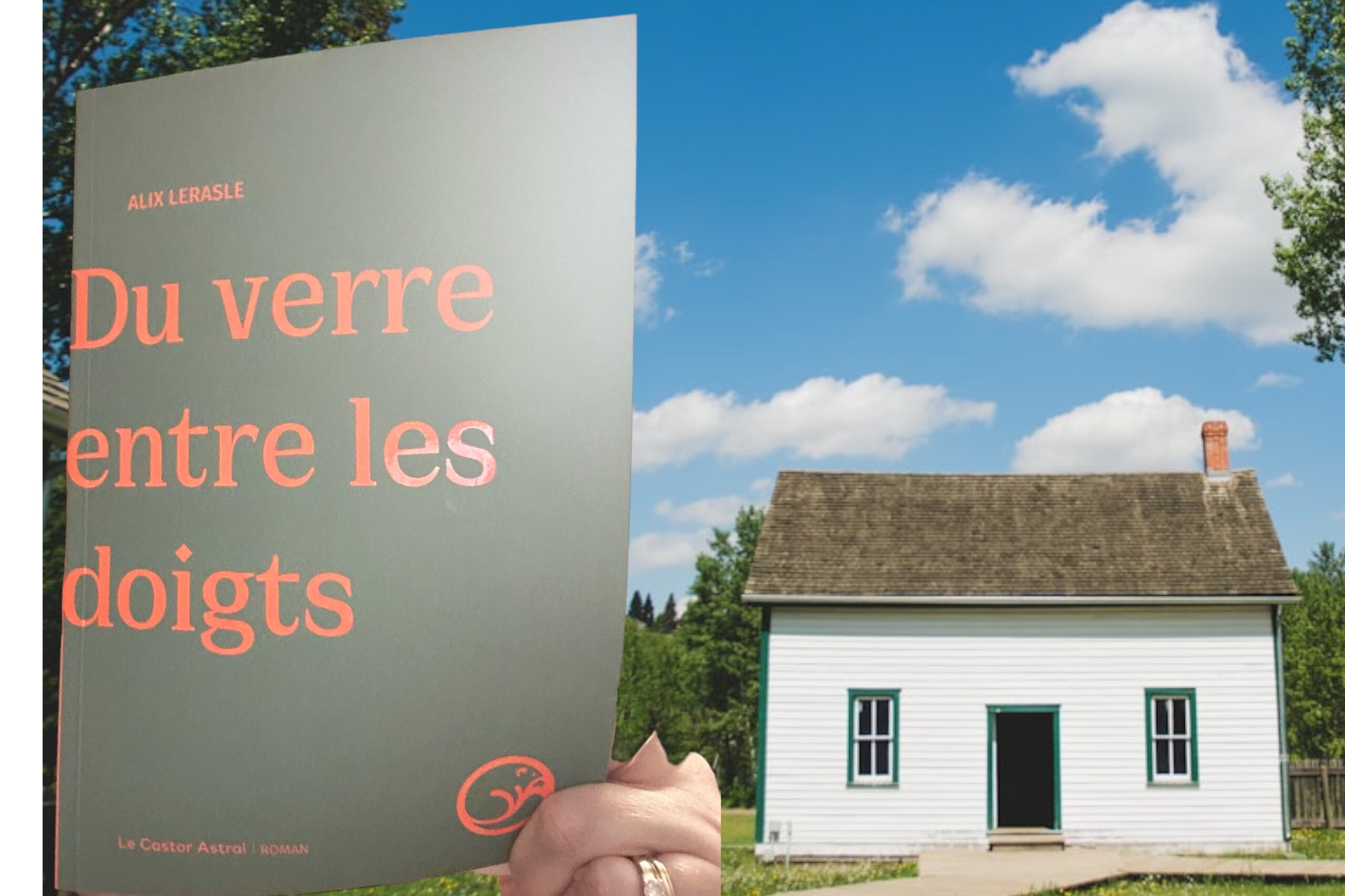 DU VERRE ENTRE LES DOIGTS / ALIX LERASLE / Castor Astral (librairie le 22 août) 
