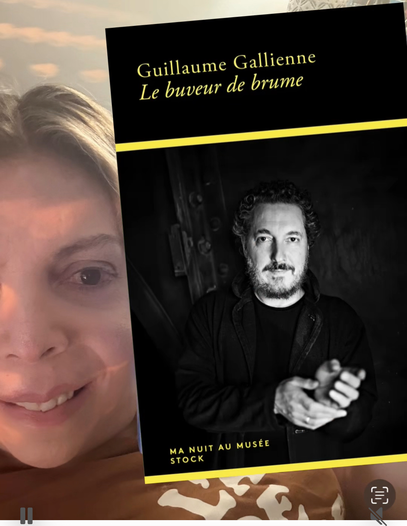 Le buveur de brume, Guillaume Gallienne, Éditions Stock Ma nuit au musée.